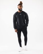 klær T442544 svart ulvehode er tee menn Alphalete - Bilde 2