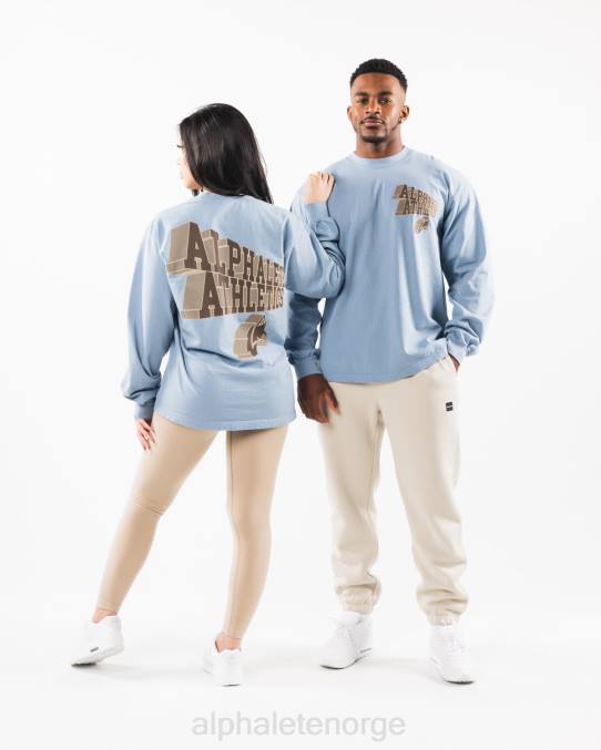 klaer_t442546_himmelbla_dimensjonal_t_skjorte_unisex_alphalete.jpg klær T442546 himmelblå dimensjonal t-skjorte unisex Alphalete - Bilde 1