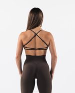 klær T44254 kashmir brun aura bh med stropper kvinner Alphalete - Bilde 2
