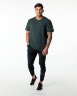 klær T442557 jegergrønn klassisk t-skjorte menn Alphalete - Bilde 2