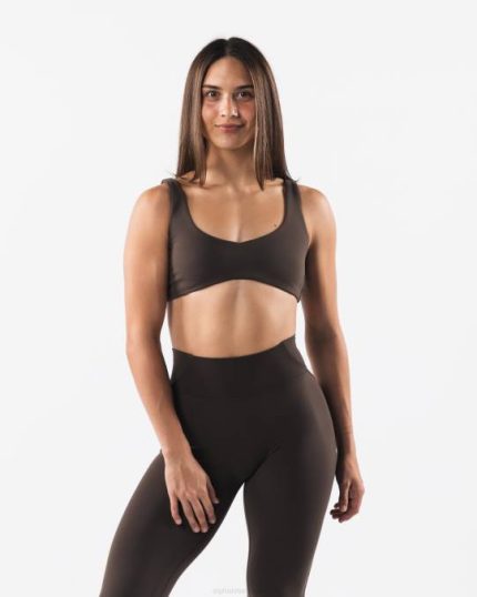 klær T44255 kashmir brun aura sculpt bh kvinner Alphalete