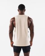 klær T442571 beige brun aa airtech cutoff menn Alphalete - Bilde 4