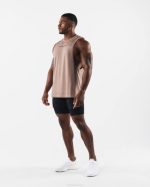 klær T442574 kremaktig beige brun aa airtech cutoff menn Alphalete - Bilde 2