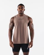 klær T442574 kremaktig beige brun aa airtech cutoff menn Alphalete