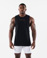 klær T442577 svart aa airtech cutoff menn Alphalete