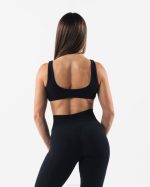 klær T44258 svart aura sculpt bh kvinner Alphalete - Bilde 2