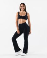 klær T44258 svart aura sculpt bh kvinner Alphalete - Bilde 3