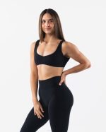klær T44258 svart aura sculpt bh kvinner Alphalete - Bilde 4