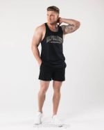 klær T442591 svart aa råkuttet tank menn Alphalete - Bilde 2