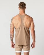 klær T442596 chai brun tunge stringer i bomull menn Alphalete - Bilde 2