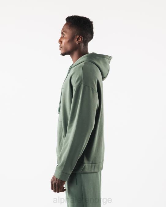 klær T442613 rolig grønn original jakke med full glidelås menn Alphalete - Bilde 3