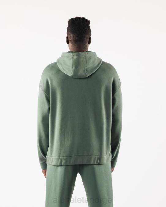 klær T442613 rolig grønn original jakke med full glidelås menn Alphalete - Bilde 4