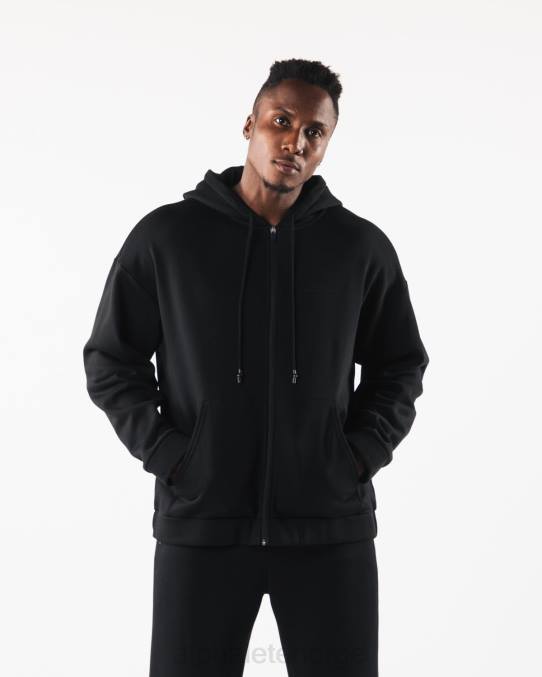 klær T442615 svart original jakke med full glidelås menn Alphalete - Bilde 1