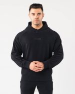 klær T442625 svart identity pro hettegenser menn Alphalete