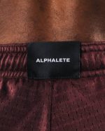 klær T442659 sangria rød ulvehode mesh kort 6" menn Alphalete - Bilde 5