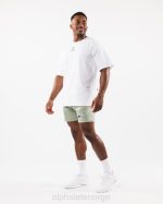 klær T442661 salvie grønn ulvehode mesh kort 6" menn Alphalete - Bilde 2
