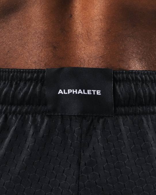 klær T442662 svart/sjøskall ulvehode mesh kort 6" menn Alphalete - Bilde 5