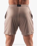 klær T442666 mokka brun ldb mer mesh kort 6" menn Alphalete - Bilde 4