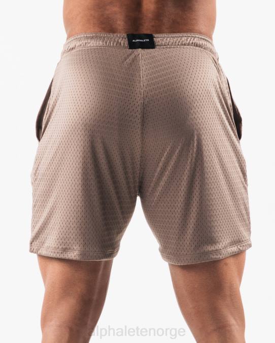 klær T442666 mokka brun ldb mer mesh kort 6" menn Alphalete - Bilde 4