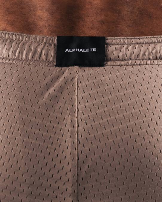 klær T442666 mokka brun ldb mer mesh kort 6" menn Alphalete - Bilde 5
