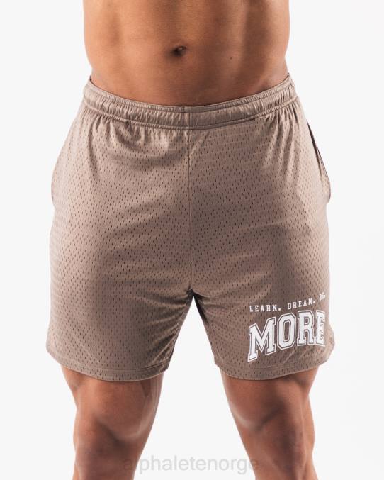 klær T442666 mokka brun ldb mer mesh kort 6" menn Alphalete - Bilde 1