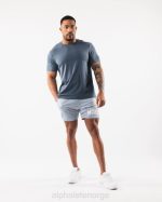 klær T442667 tåke blå ldb mer mesh kort 6" menn Alphalete - Bilde 2