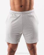 klær T442672 østersgrå aa mesh kort 6" menn Alphalete