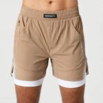 klær T442687 chai brun uendelig hastighet kort 5,5" menn Alphalete