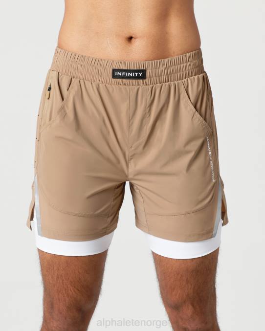 klær T442687 chai brun uendelig hastighet kort 5,5" menn Alphalete - Bilde 1