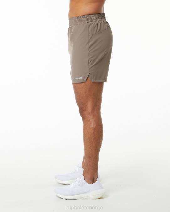 klær T442696 mokka brun kjerne skritt kort 5" menn Alphalete - Bilde 4