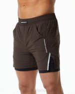 klær T442706 fudge brun uendelig hastighet kort 5,5" menn Alphalete