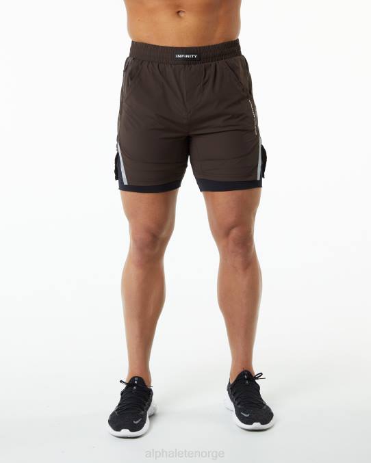 klær T442706 fudge brun uendelig hastighet kort 5,5" menn Alphalete - Bilde 4