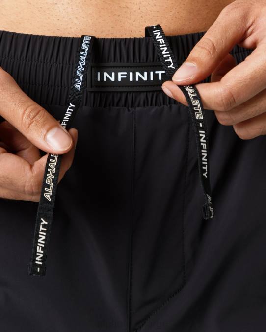 klær T442710 svart infinity 2-i-1 hastighet kort 5,5" menn Alphalete - Bilde 6