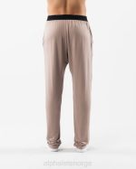 klær T442712 mokka brun lounge bukse menn Alphalete - Bilde 4