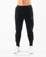 klær T442717 svart academy club jogger menn Alphalete - Bilde 3