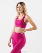 klær T44272 magenta rosa revival bh kvinner Alphalete - Bilde 4