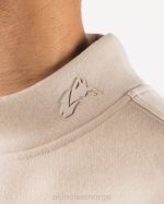 klær T442750 havsalt brun opprinnelse mock neck ls menn Alphalete - Bilde 5