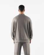 klær T442752 sterling grå opprinnelse mock neck ls menn Alphalete - Bilde 4