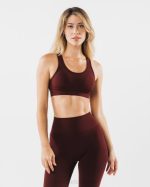 klær T44275 sangria rød revival bh kvinner Alphalete
