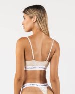 klær T44285 vanilje brun akutt bralette kvinner Alphalete - Bilde 3