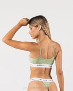 klær T44288 salvie grønn akutt cami bralette kvinner Alphalete - Bilde 3