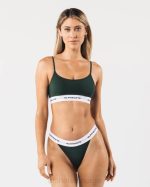 klær T44290 eviggrønn grønn akutt cami bralette kvinner Alphalete