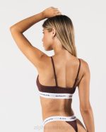 klær T44293 sangria rød akutt bralette kvinner Alphalete - Bilde 3