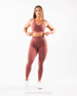 klær T44297 rosenrød forsterke BH kvinner Alphalete - Bilde 4