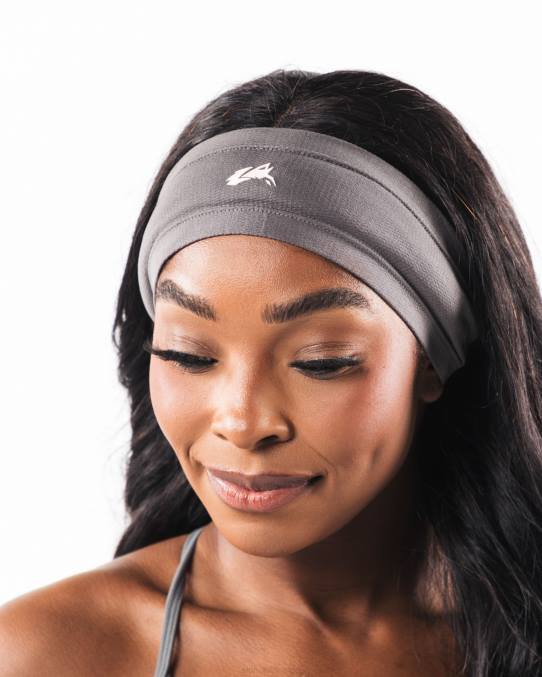tilbehør T442476 støvete betonggrå wolf head airtech pannebånd unisex Alphalete - Bilde 5
