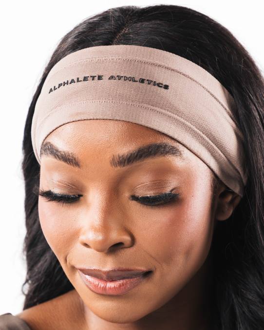 tilbehør T442477 kremaktig beige brun aa airtech pannebånd unisex Alphalete - Bilde 5
